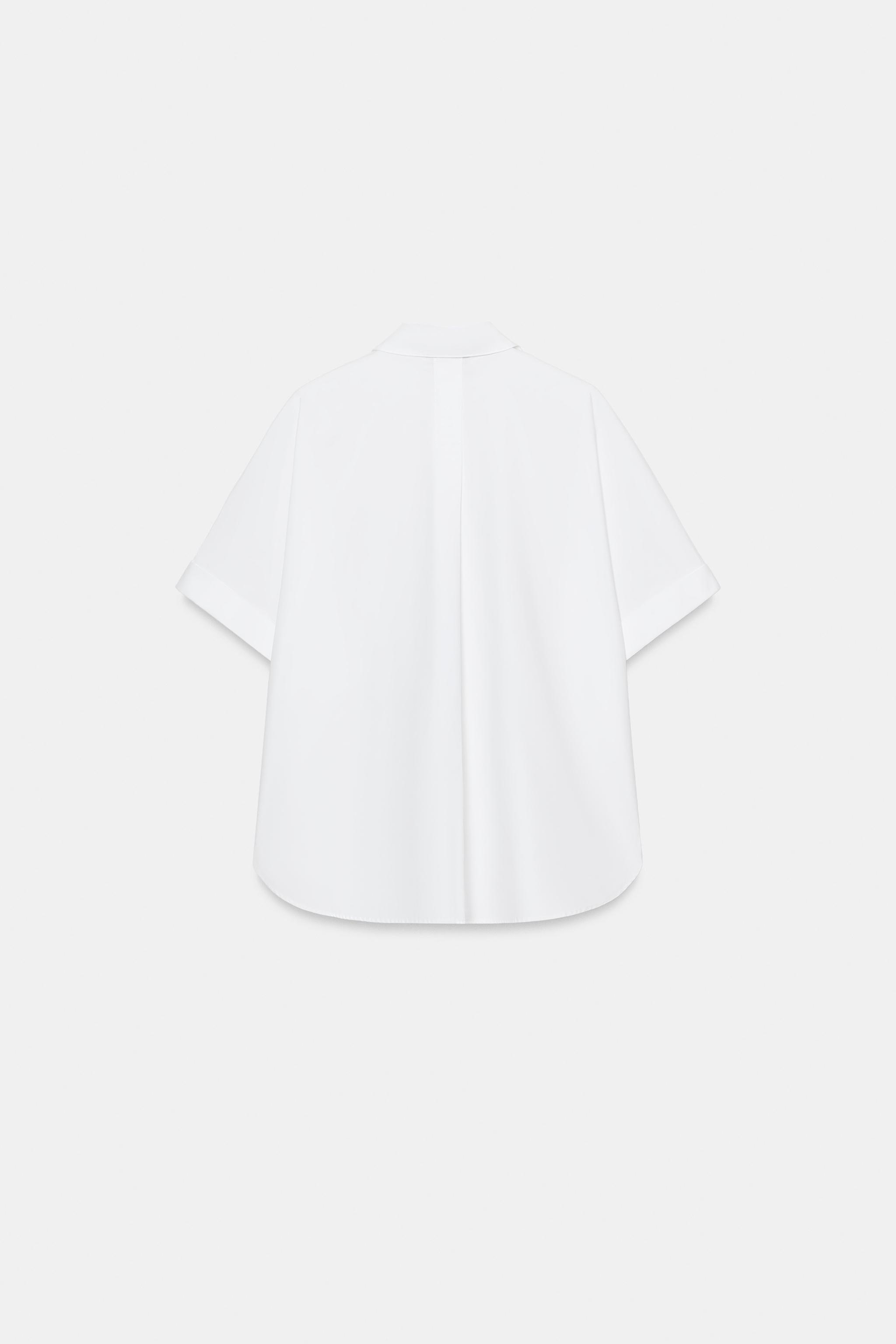 SHORT SLEEVE POPLIN SHIRT