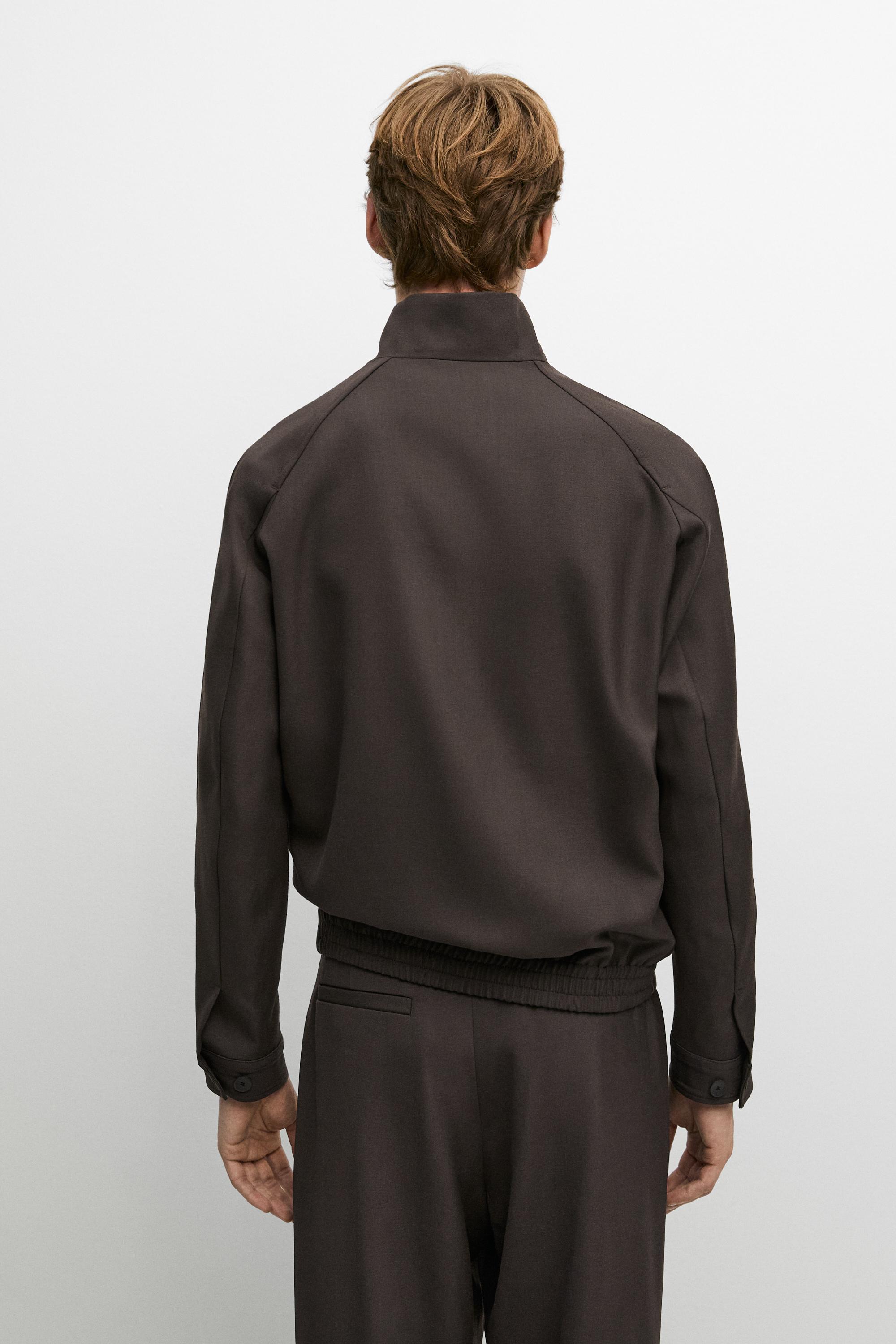 100% cool wool total look jacket
