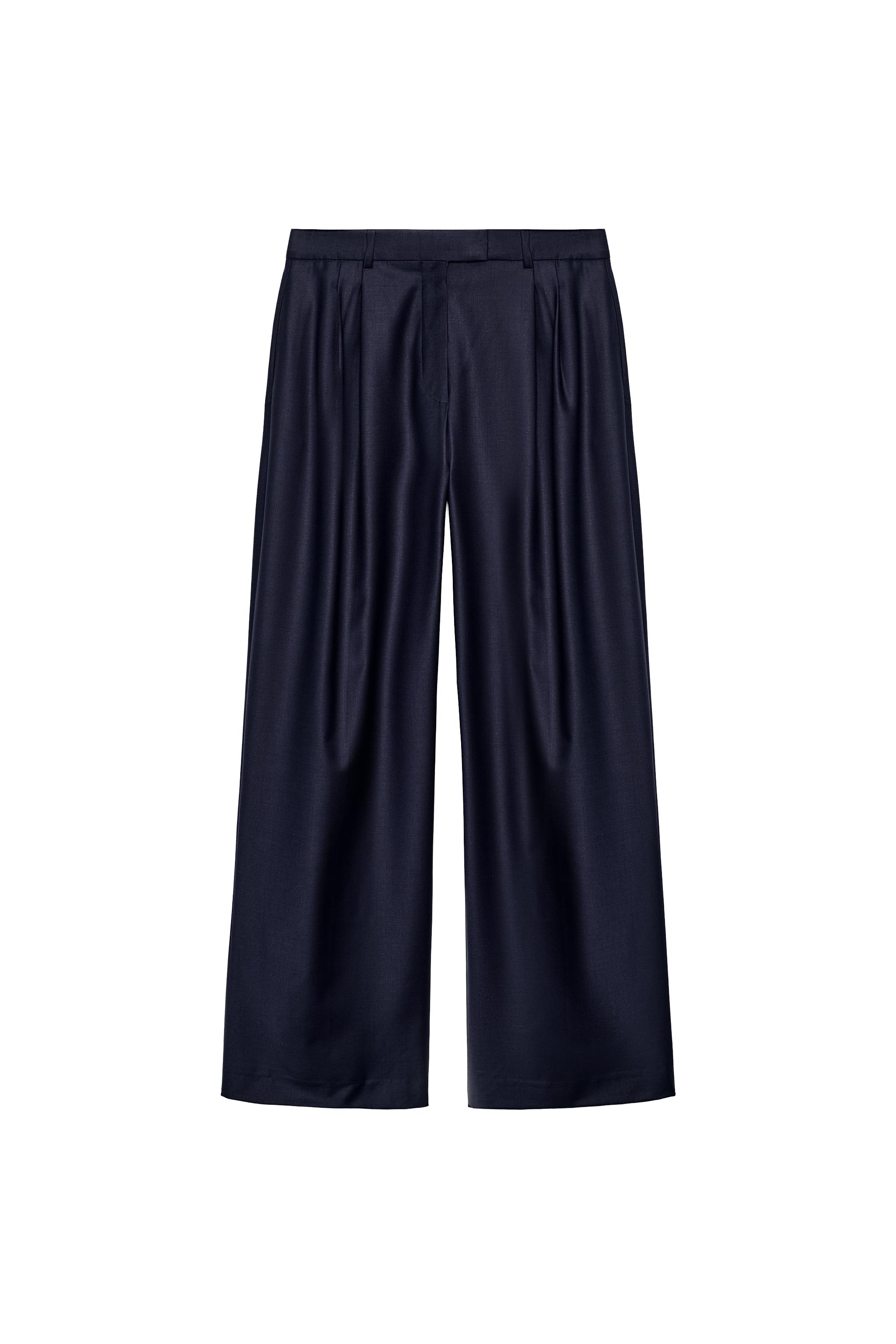 PANTALÓN PINZAS CON LANA ZW COLLECTION