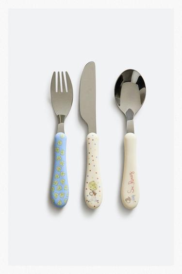 KIDS' CERAMIC TOOTH FAIRY CUTLERY SET - Multicoloured by Zara