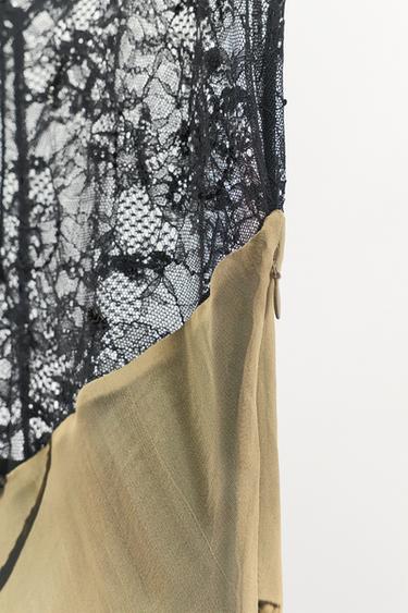 BEADED LACE PRINT DRESS - Multicoloured by Zara - Image 5