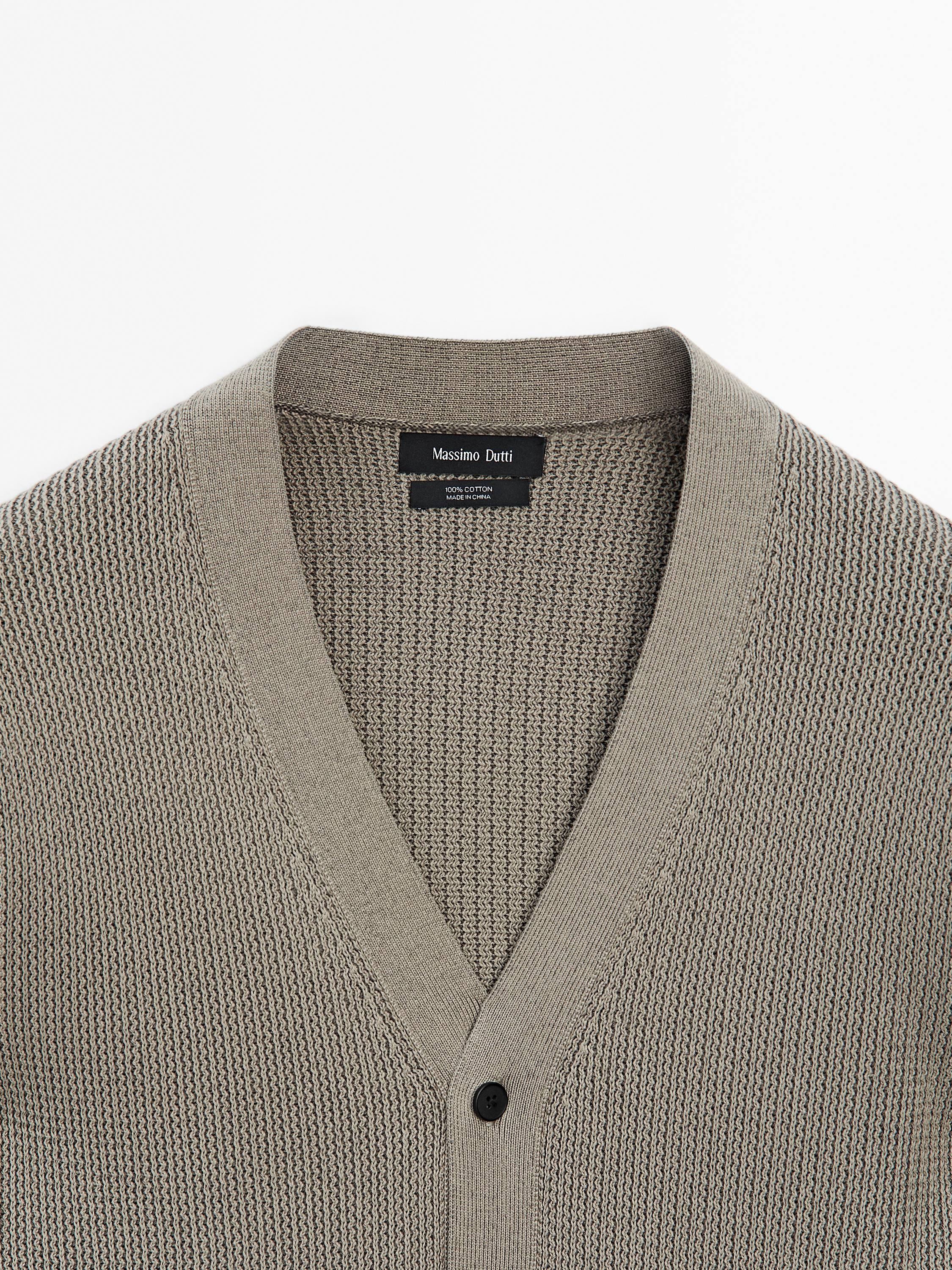 Cardigan 100 % coton