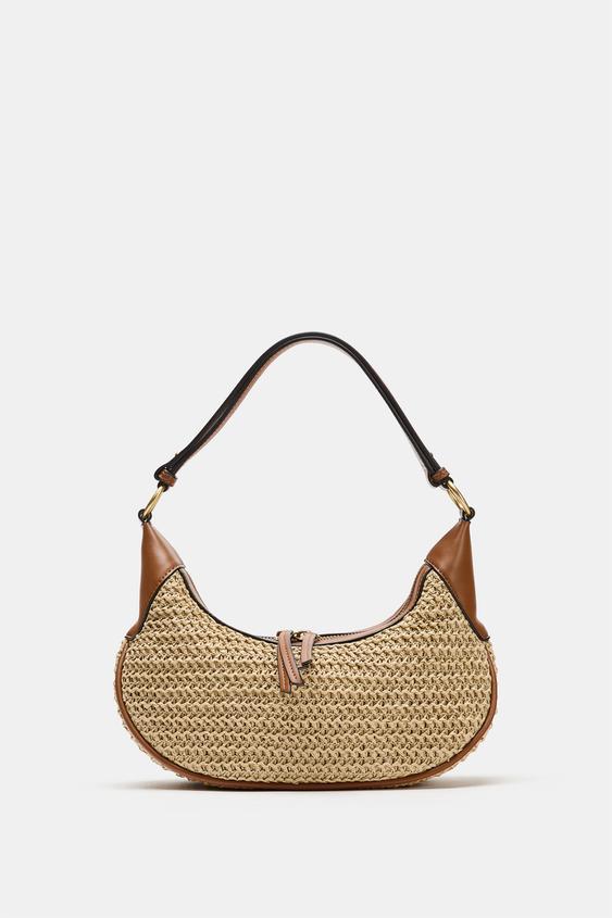 BRAIDED BAG - Light brown by Zara - Image 0
