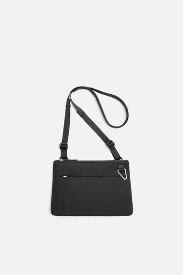 Zara 科技單肩包 - 黑色