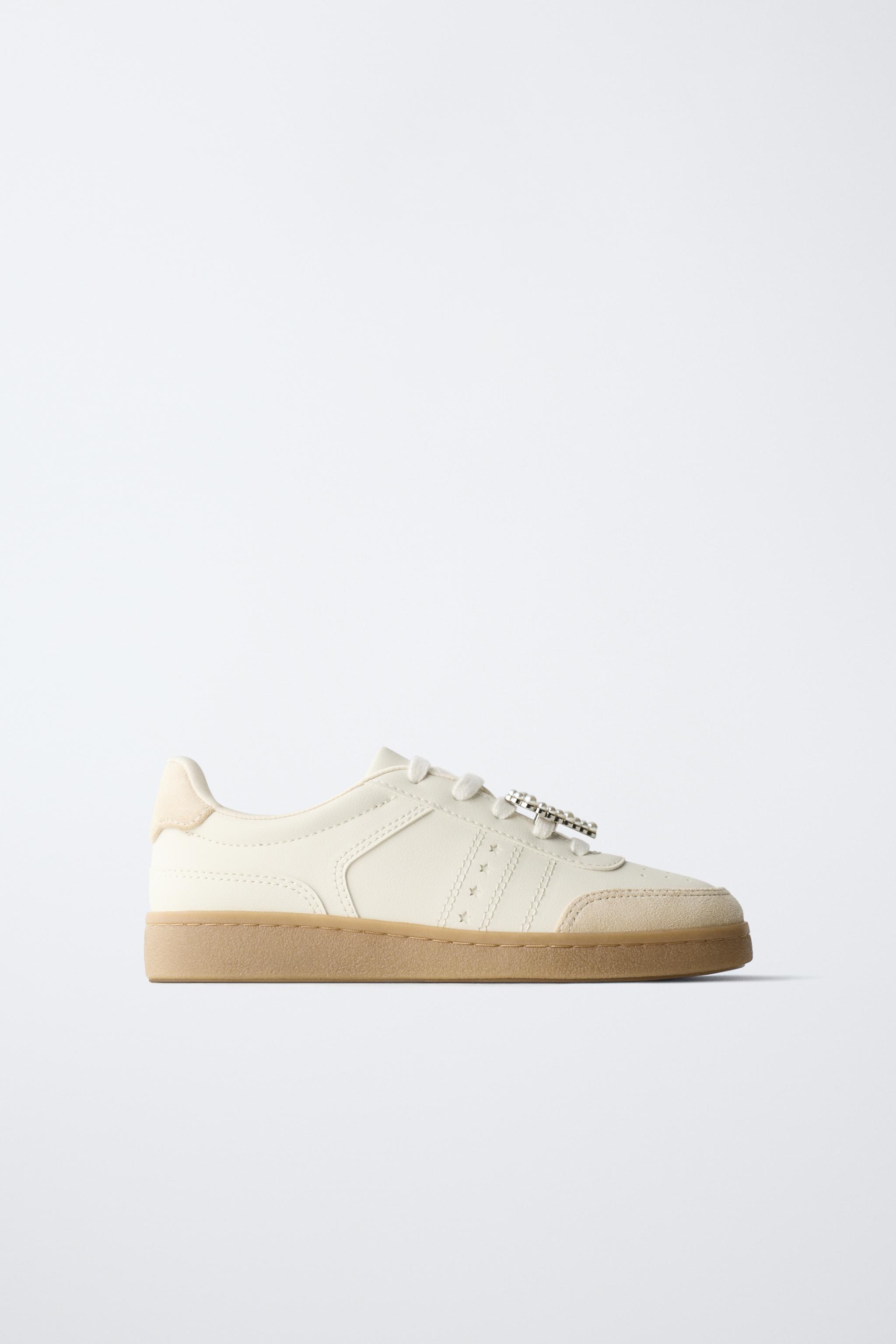 ハートチャームスニーカー - ホワイト | ZARA Japan / 日本