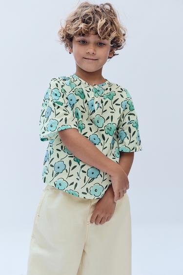 2-14 YEARS / LIMITED EDITION COTTON LINEN SAROUEL TROUSERS - Ecru by Zara - Image 5