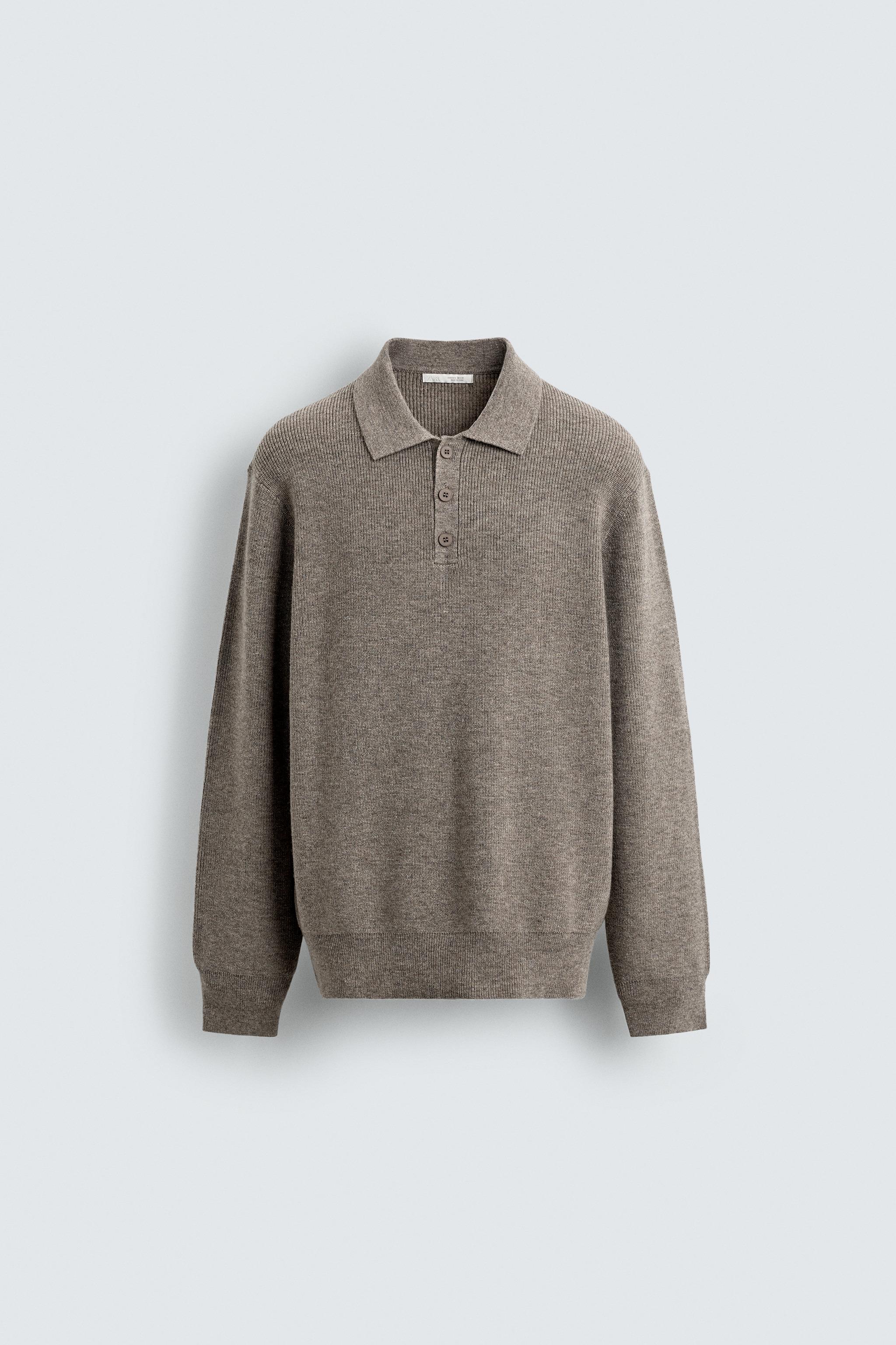KNIT POLO SHIRT WITH WOOL