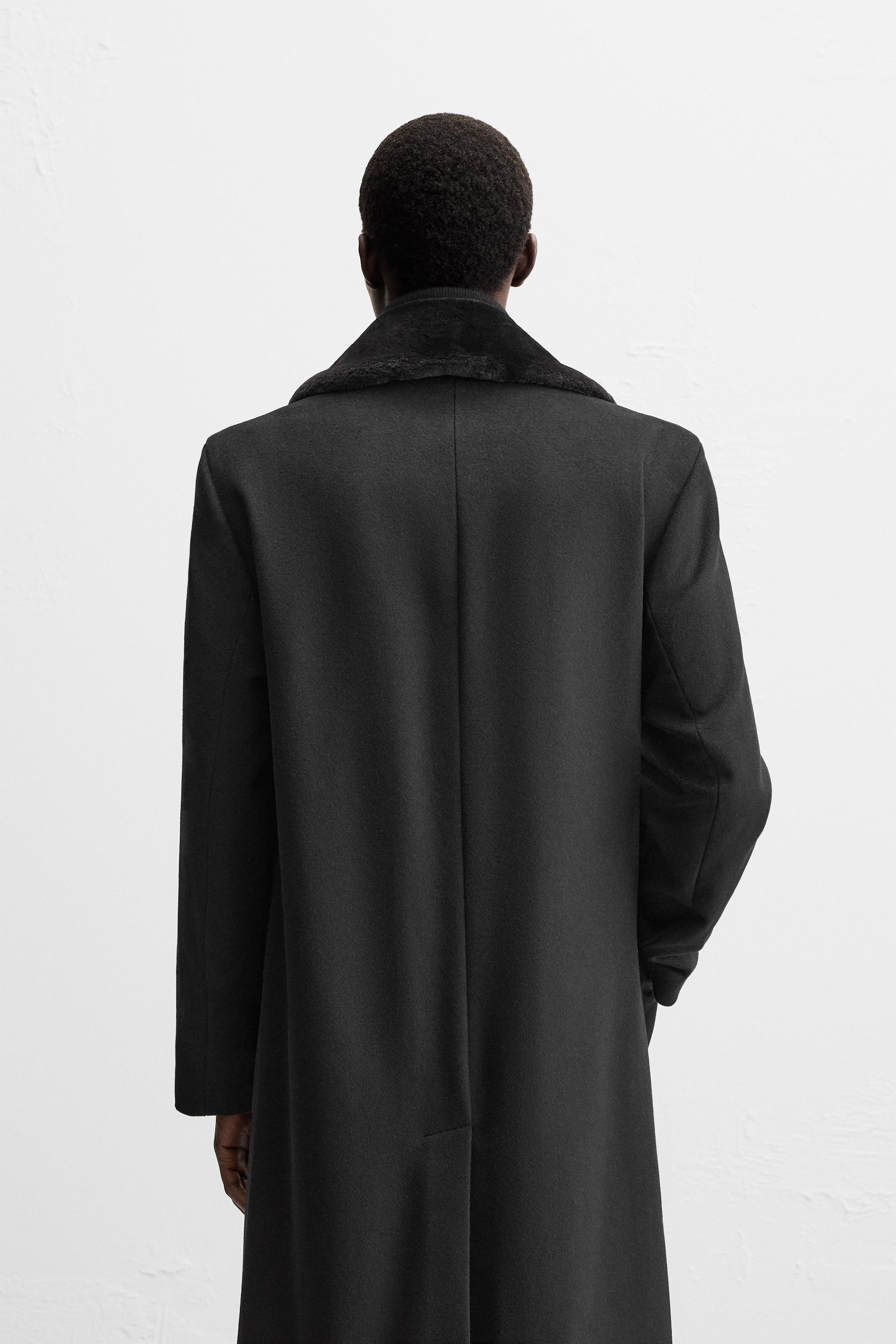 Zara Man Coat in offers Black