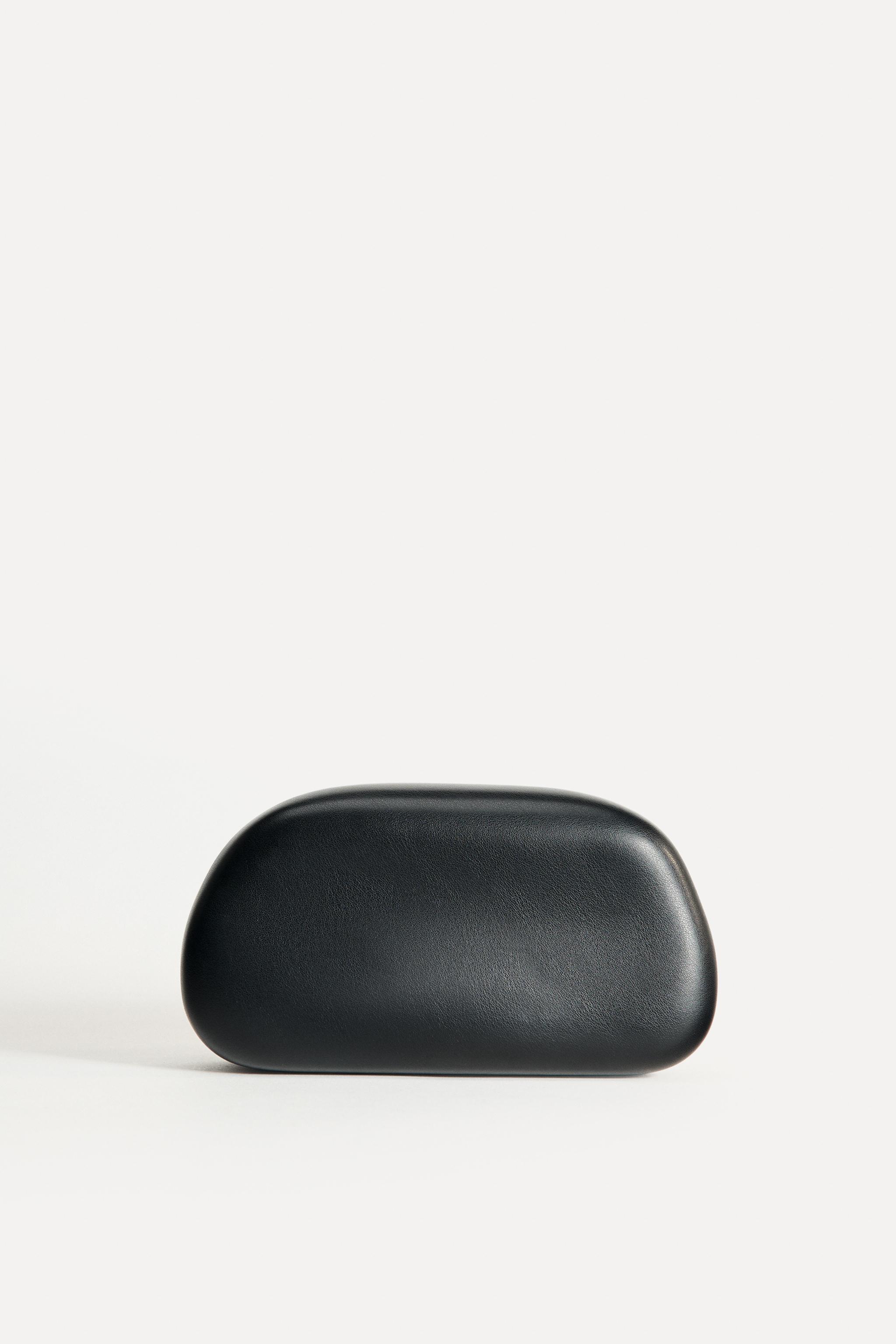 RIGID LEATHER BAG 50TH ANNIVERSARY - Black | ZARA United States