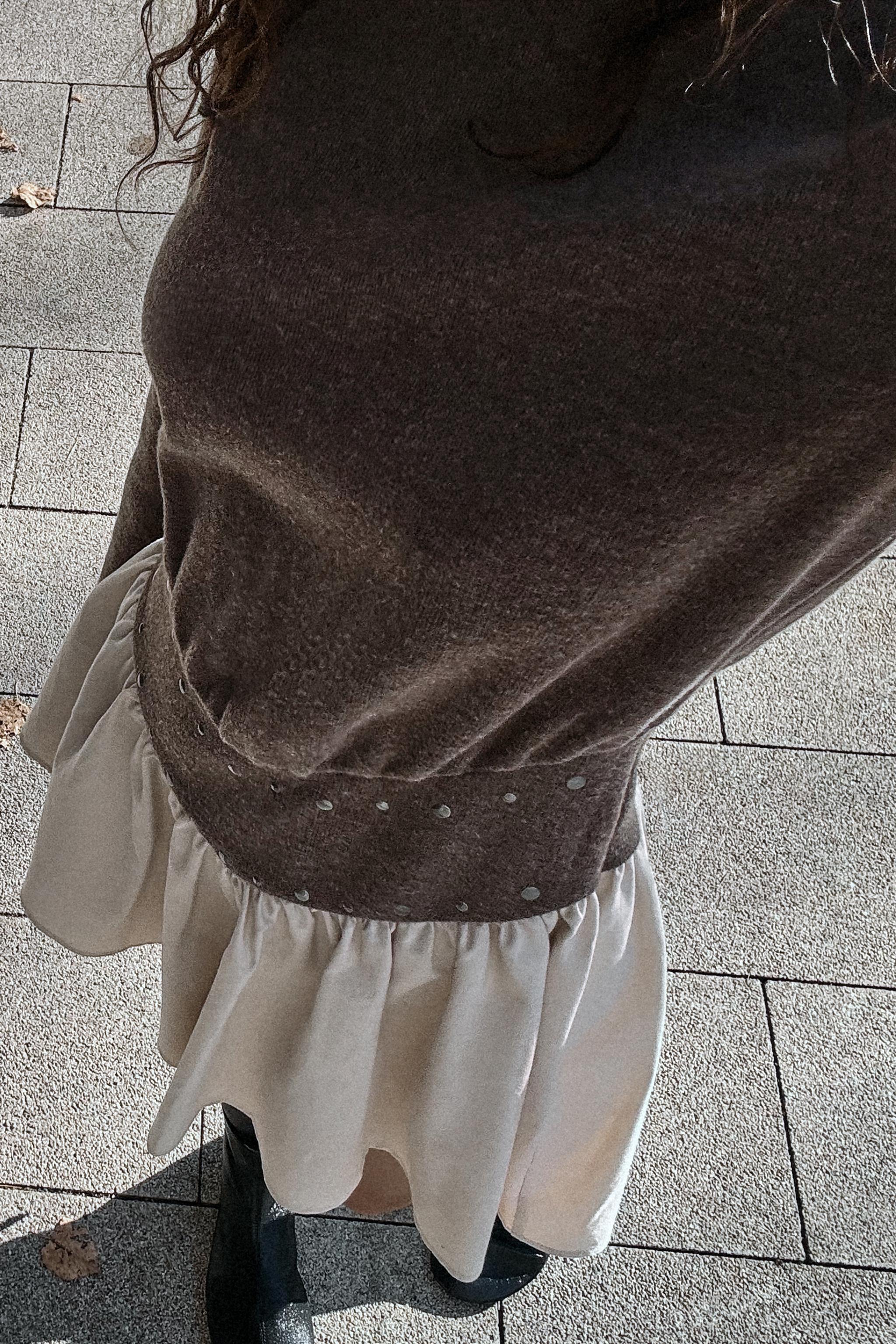 ROBE BIMATIÈRE À CLOUS