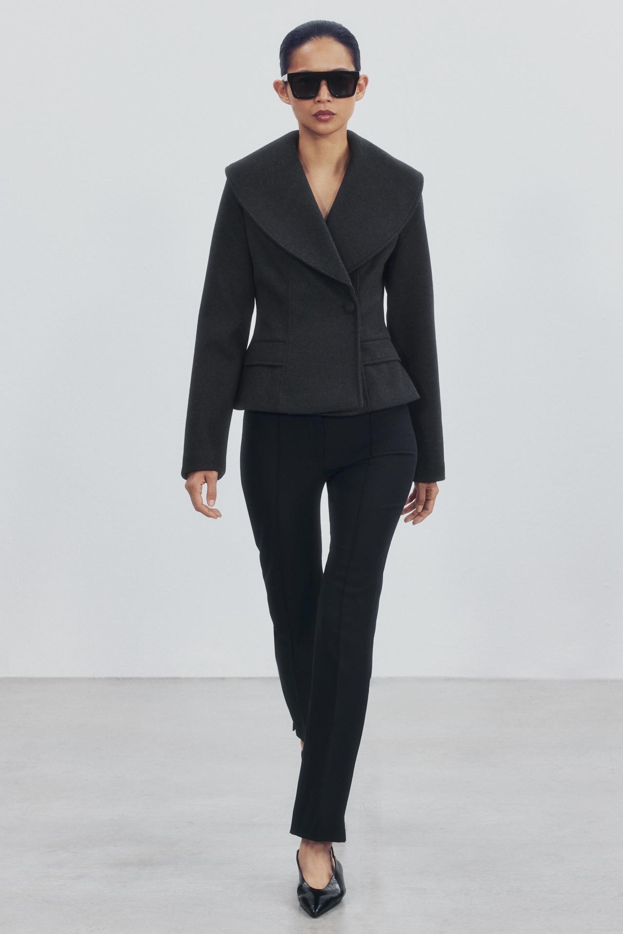 FITTED MAXI LAPEL JACKET