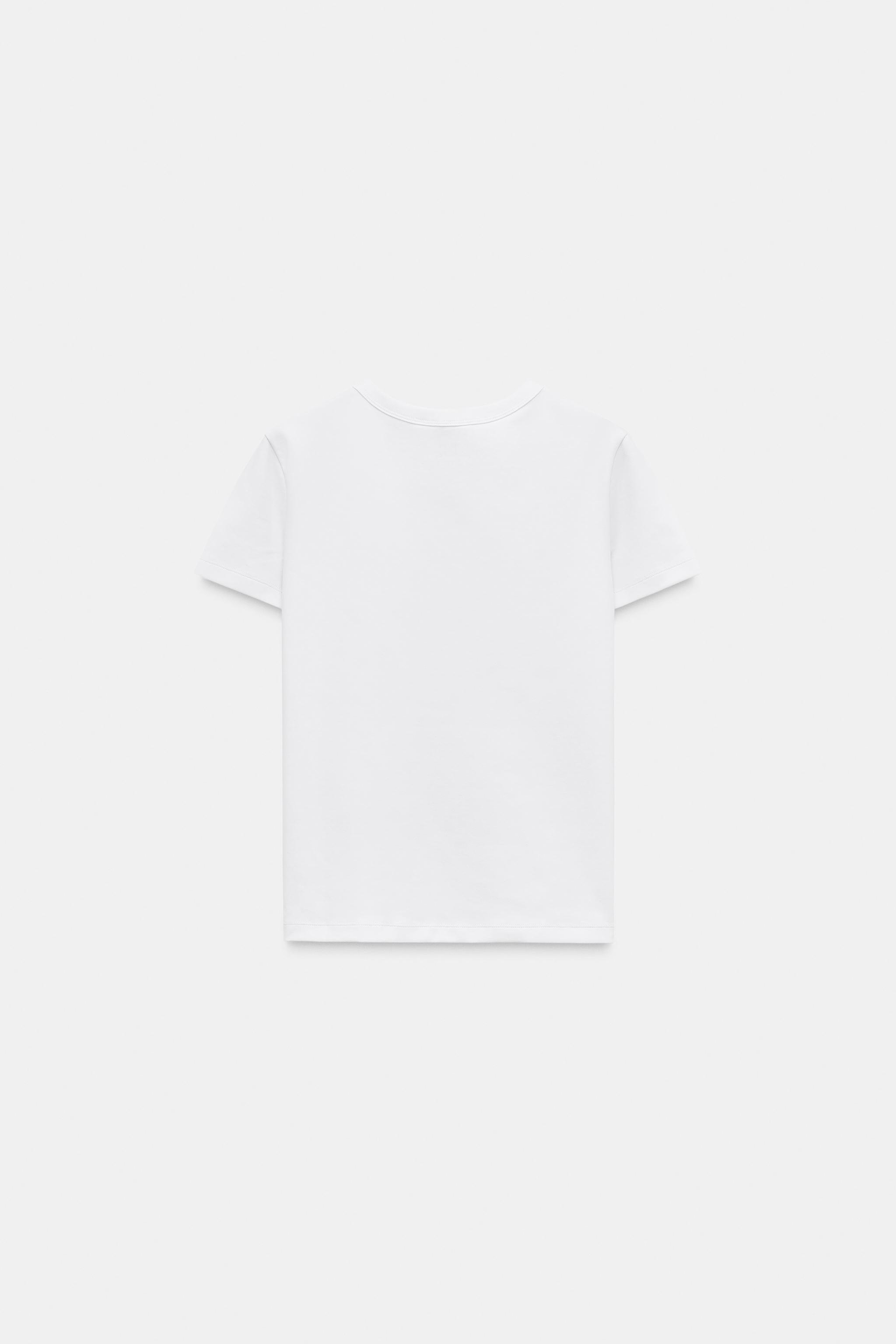 INTERLOK KISA KOLLU T-SHIRT - Görsel 6