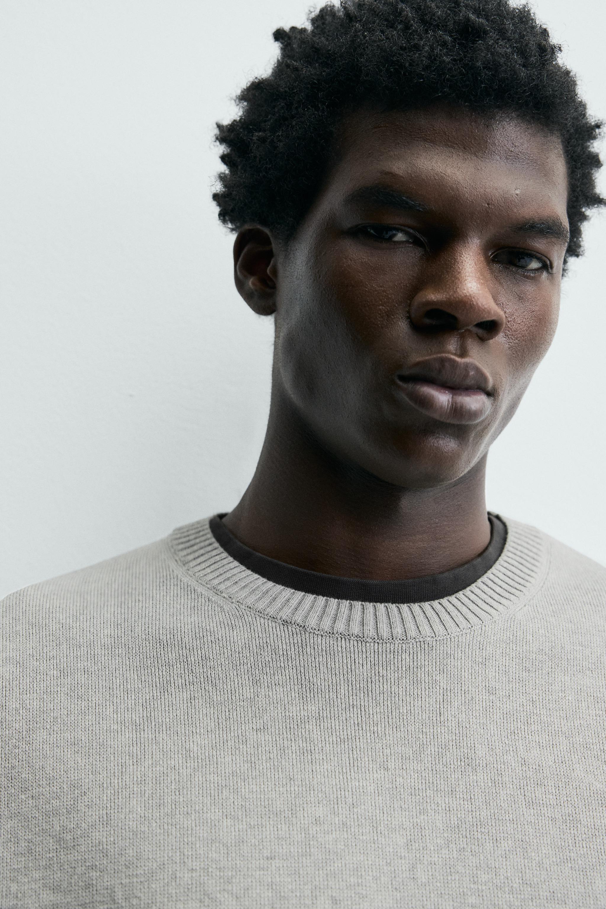 TEXTURED COTTON JUMPER