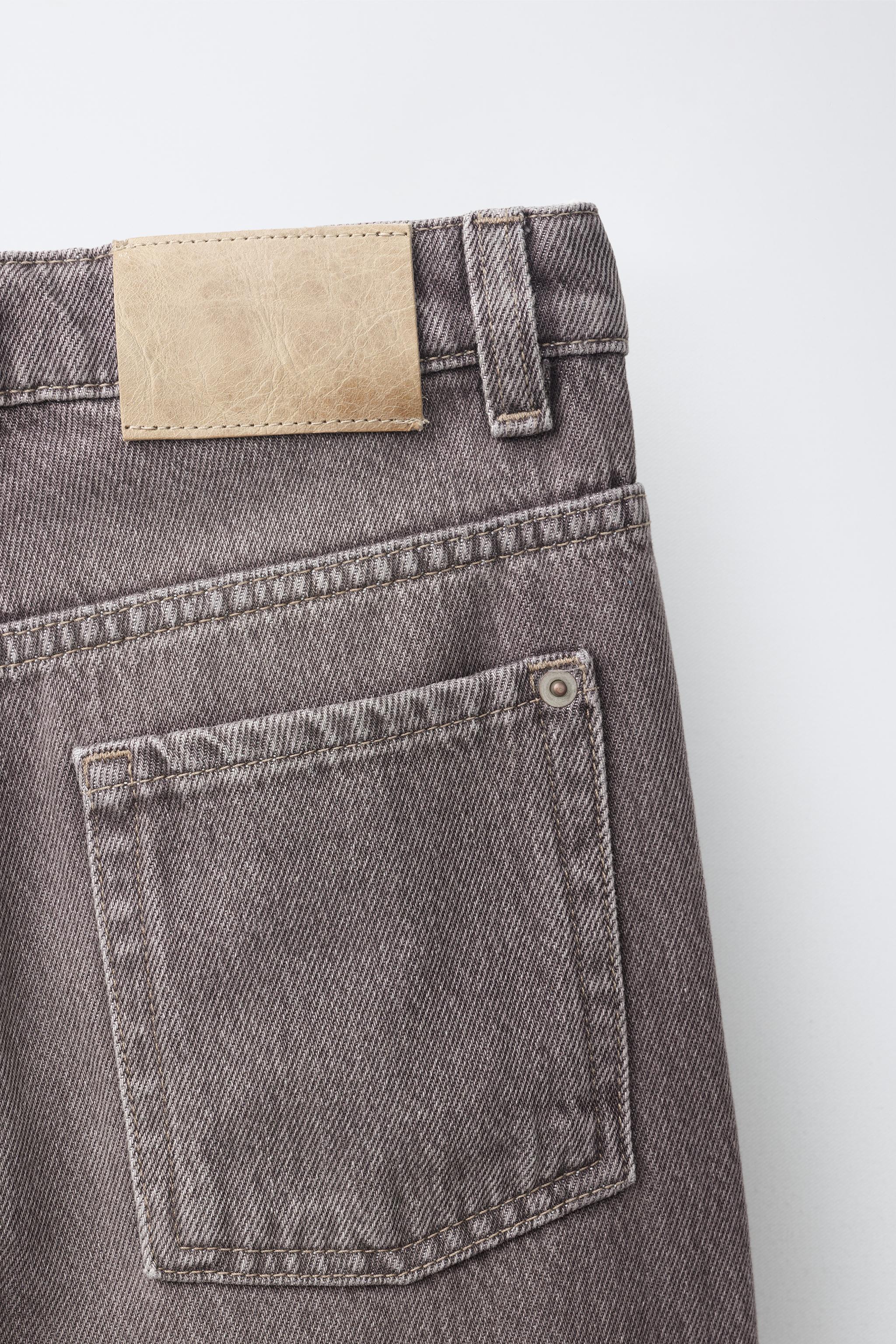 Детские джинсы Zara WASHED EFFECT LOOSE-FIT JEANS — фото 4