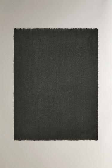 WOLLEN DEKEN - Antracietgrijs van Zara