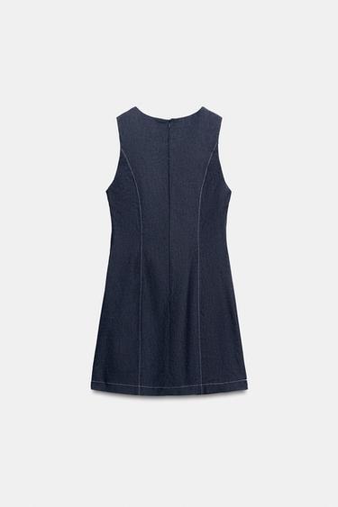 SHORT DRESS WITH FROG FASTENING - Indigo by Zara - Image 7
