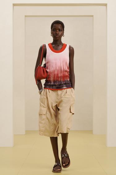 Zara LOOK - CAMEL/WHITE