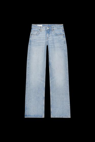 TRF WIDE LEG JEANS MIT NIEDRIGEM BUND - Hellblau von Zara - Bild 0