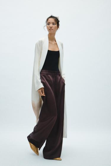 KIMONO ESTAMPÉ ZW COLLECTION - Sable de Zara - Image 2