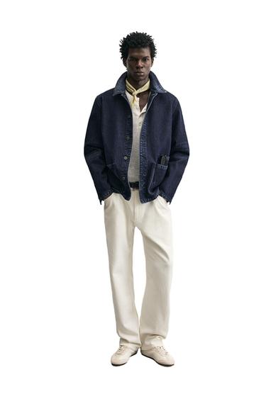 ג'קט דנים עם כיסים - כחול של Zara