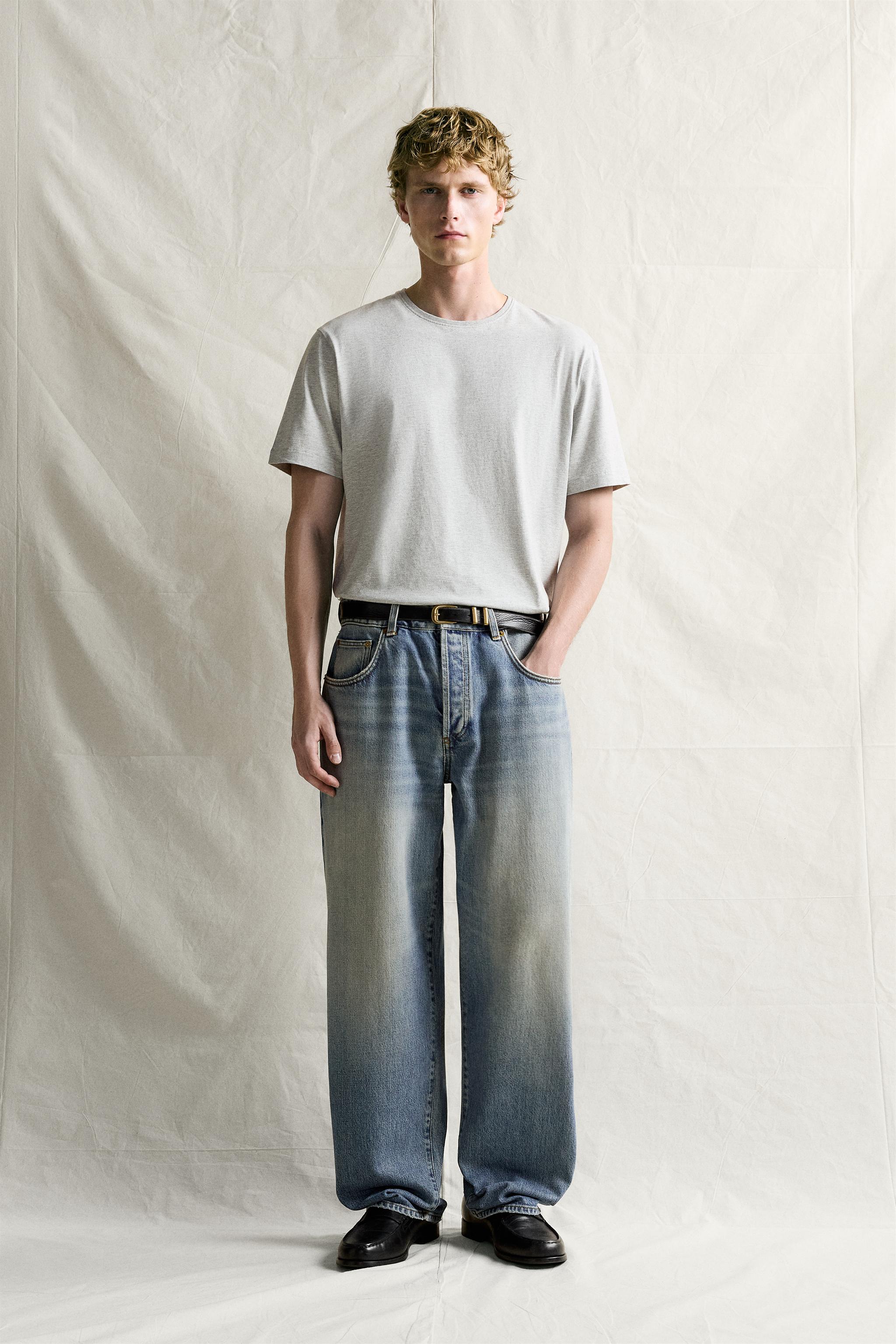 バギーフィットデニムパンツ - ブルー | ZARA Japan / 日本