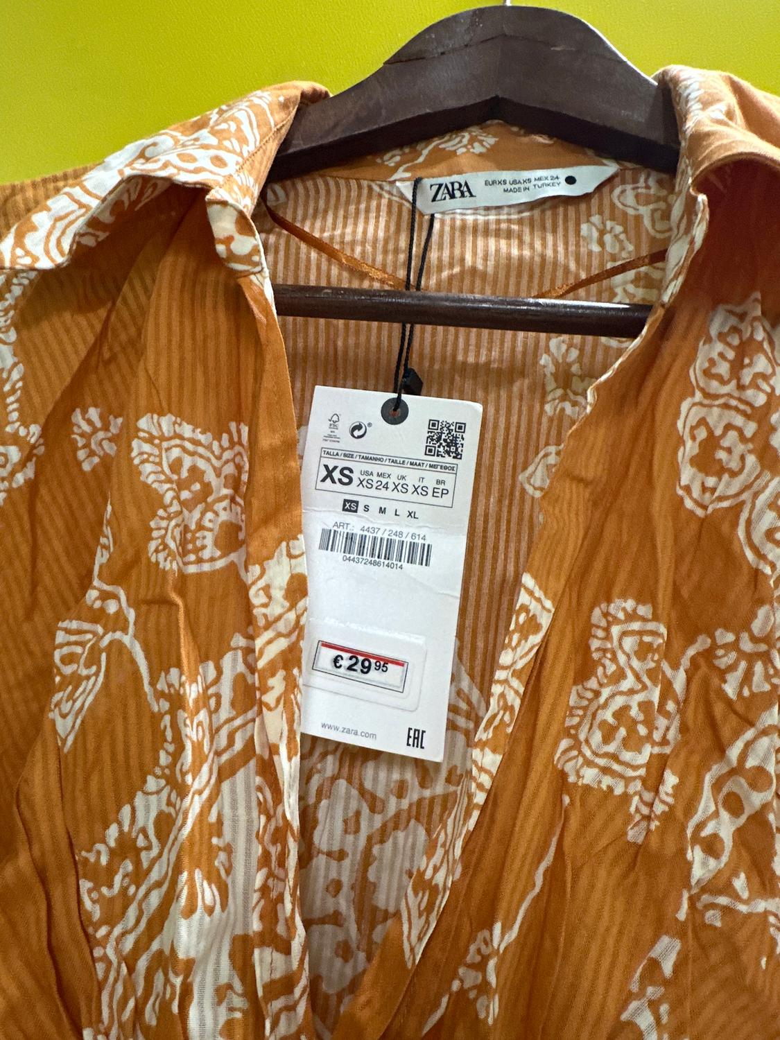 PRINTED TOP WITH KNOT - Image 3