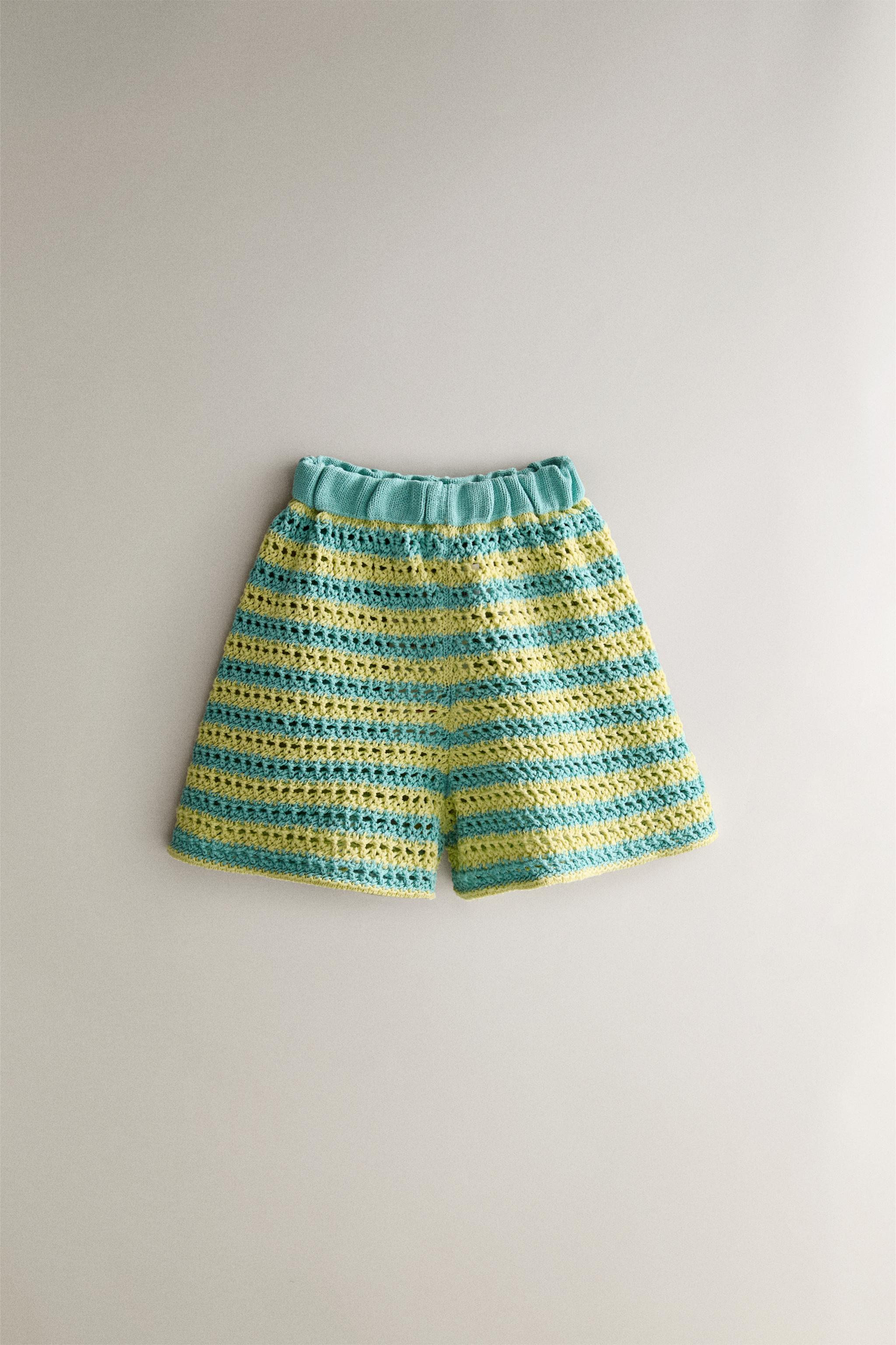 KIDS' CROCHET BEACH SHORTS