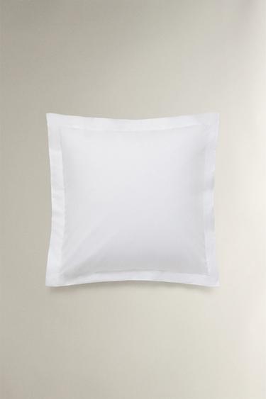 TAIE D’OREILLER PERCALE DE COTON (500 FILS) - Blanc de Zara - Image 4