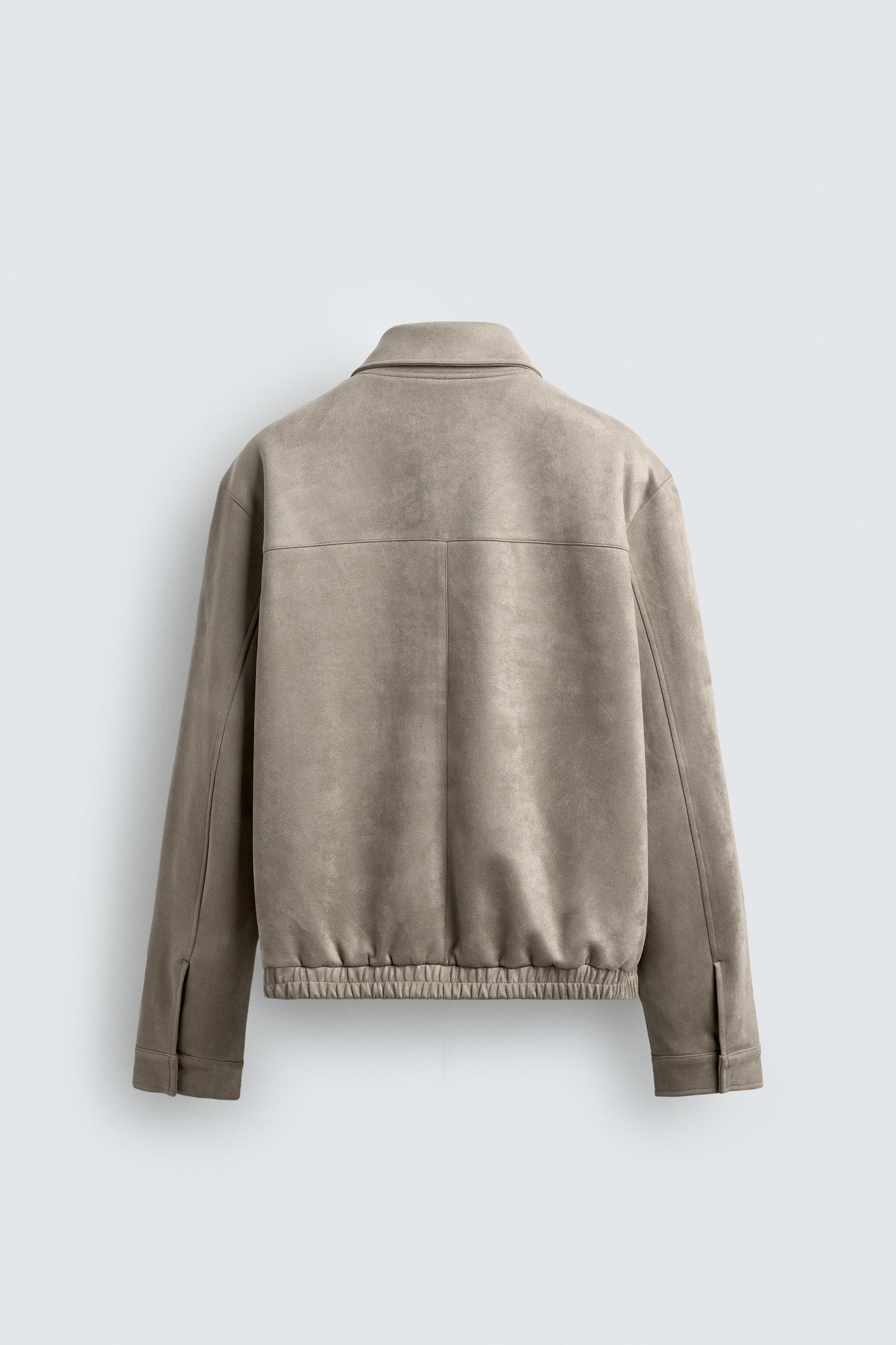 FAUX SUEDE JACKET