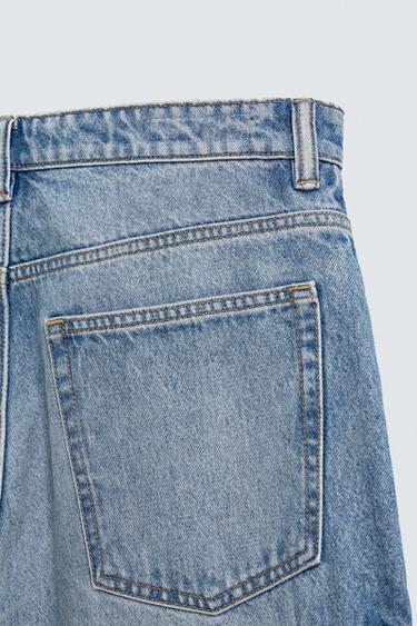 SHORT EN JEAN CARGO - Bleu moyen de Zara - Image 9