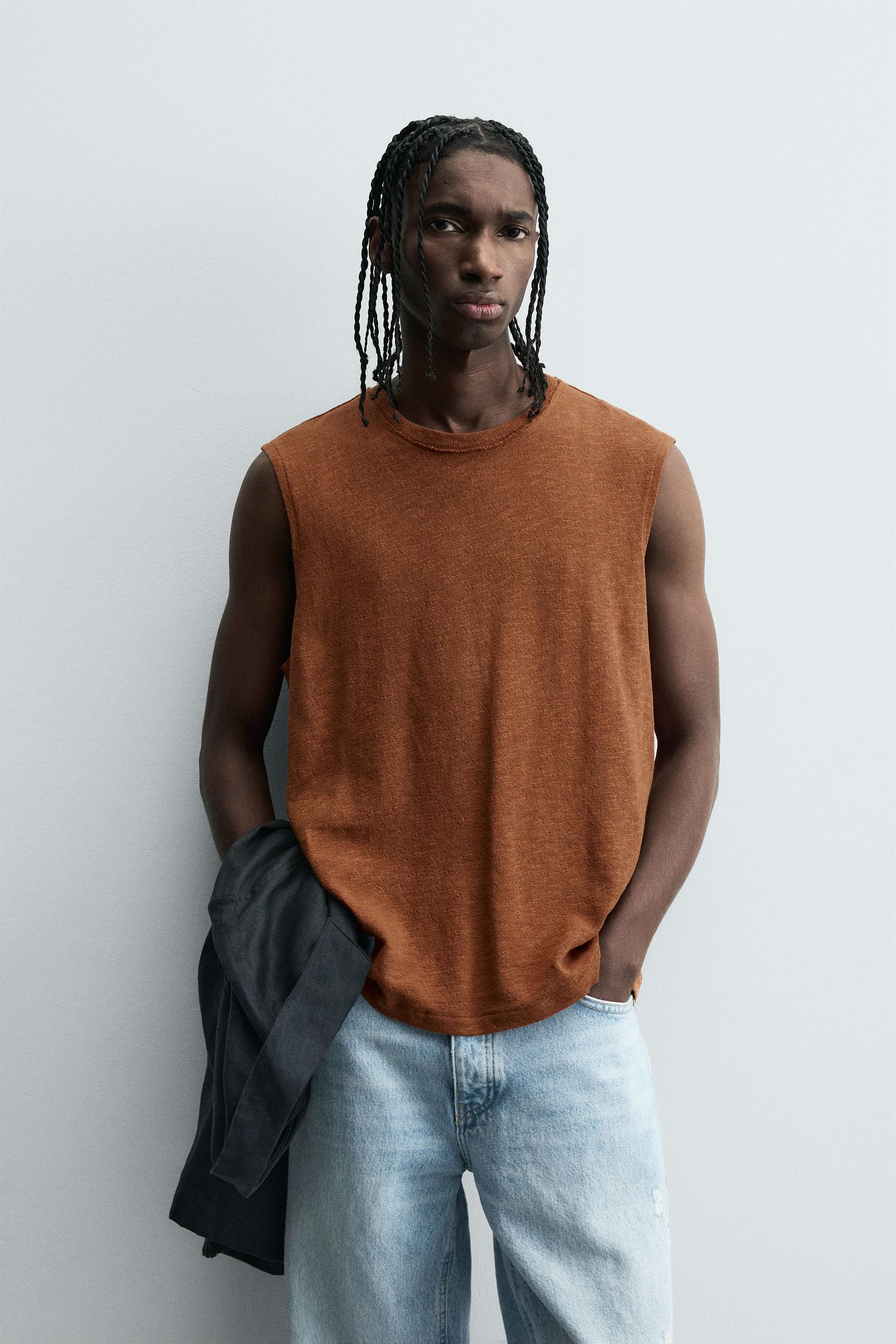 clane クラネ　PILE FLARE TANK TOPS ブラウン CLANE - パイル フレアショートトップス - PILE FLARE TANK TOPS