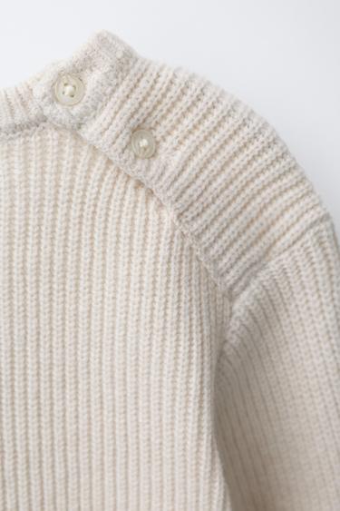 PULL EN MAILLE PERLÉE AVEC POCHE - Iceberg de Zara - Image 3