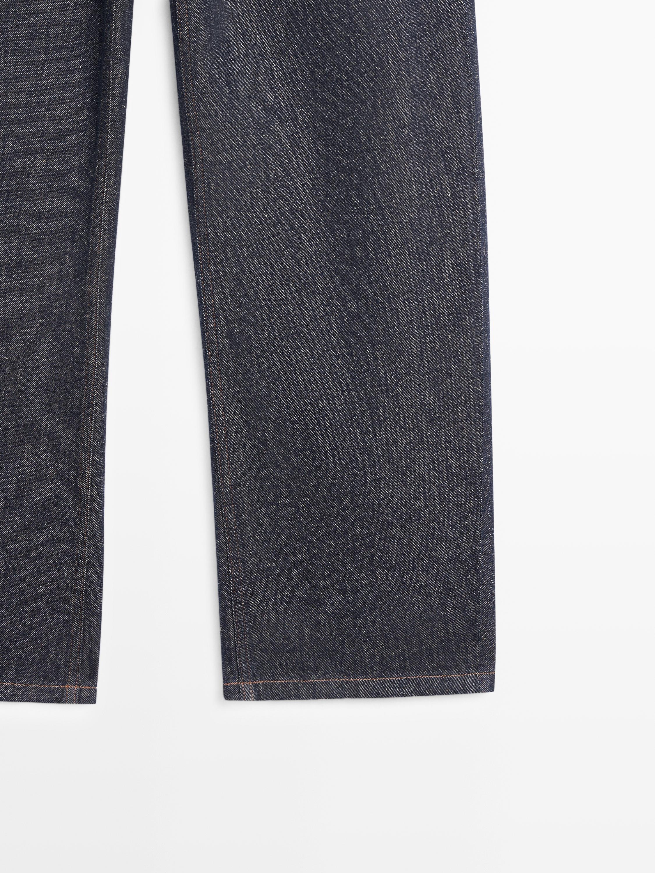 Jean barrel fit taille haute