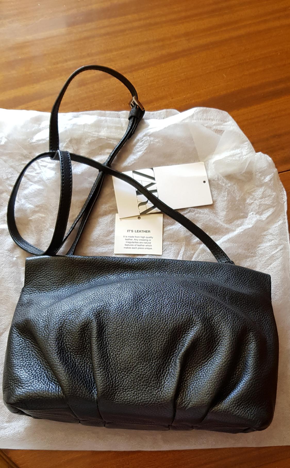 BOLSO BANDOLERA PIEL NEGRO - Image 2
