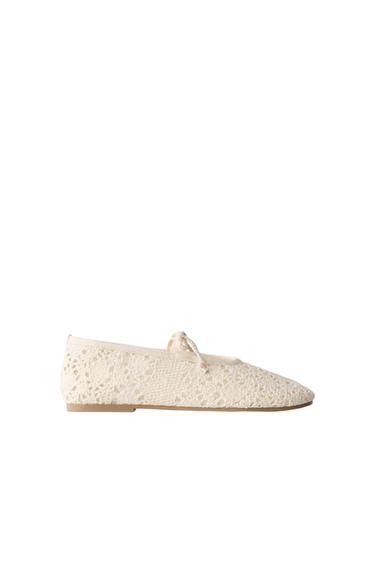 BAILARINA CROCHET - Blanco de Zara