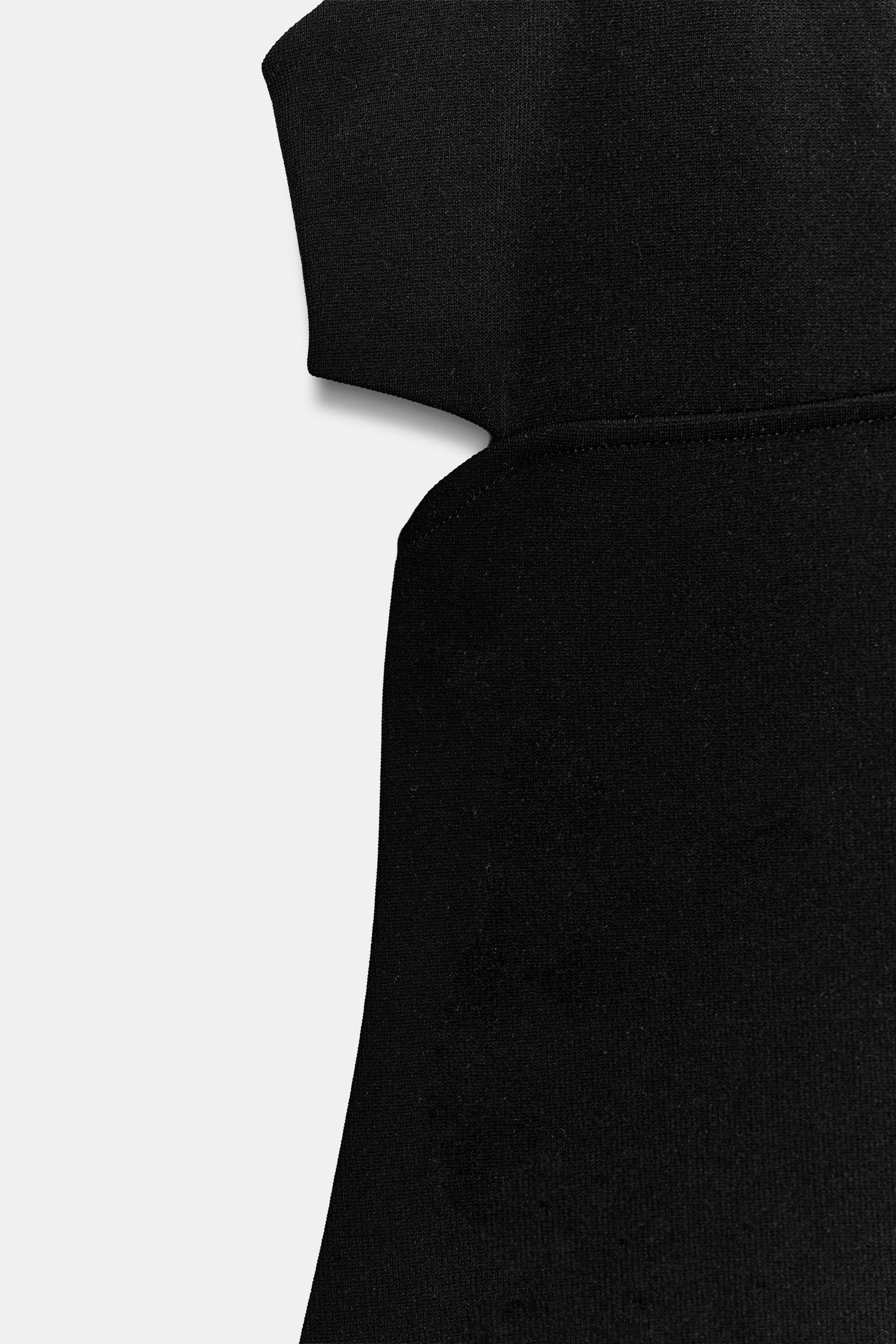 STRETCH KNIT CUT OUT DRESS