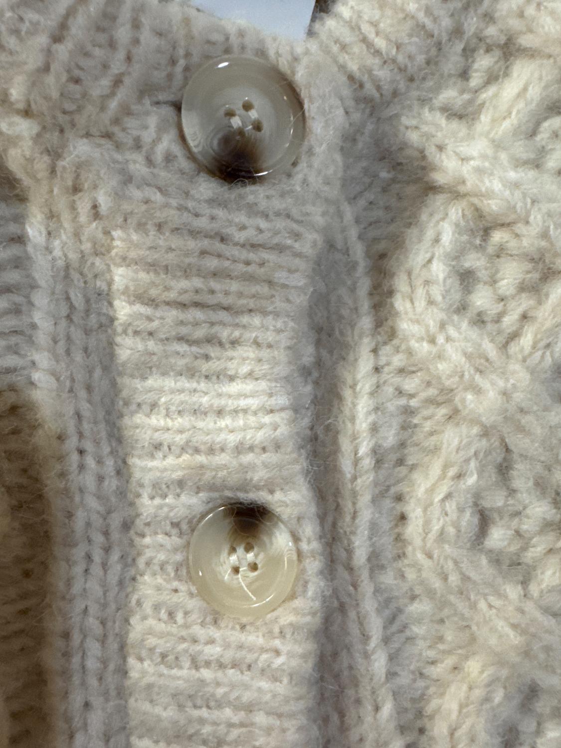 KNIT SWEATER WITH FRAYED HEM - Image 5