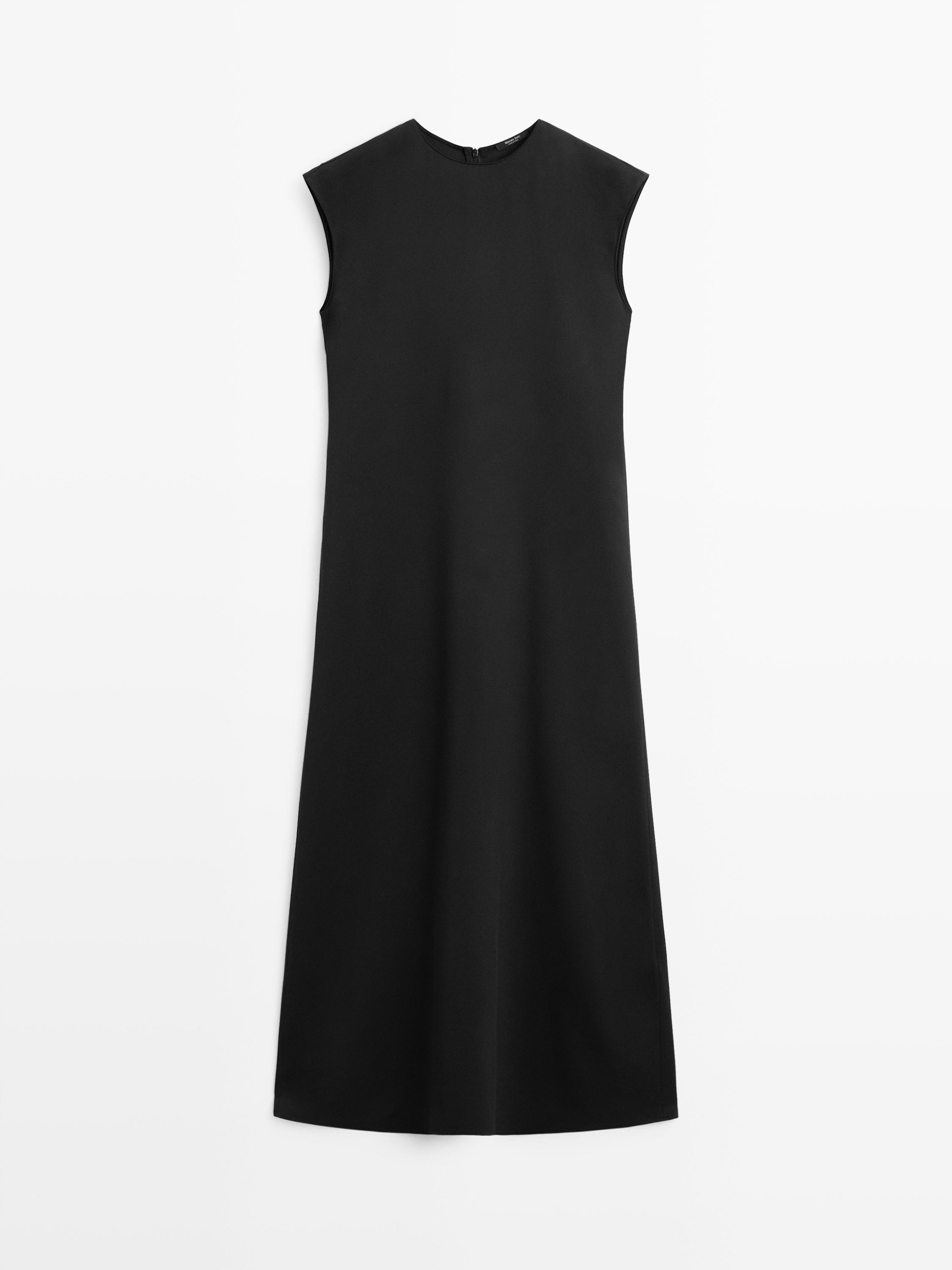 Robe fluide manches courtes