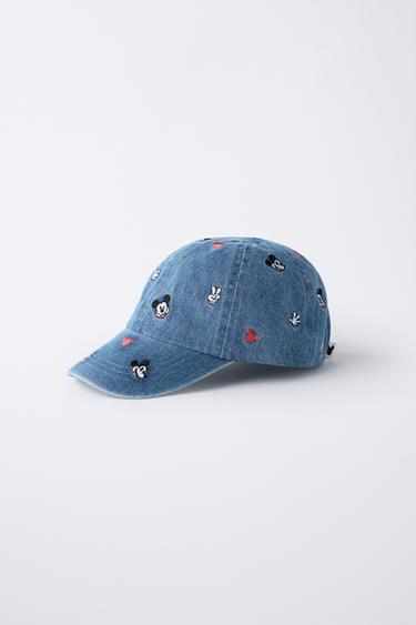 MICKEY MOUSE © DISNEY EMBROIDERED DENIM CAP - Blue by Zara - Image 1