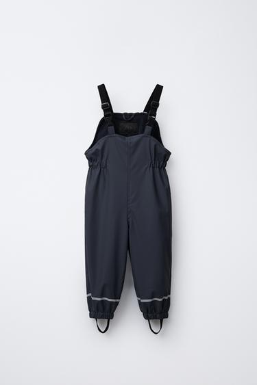 RUBBERISED WATER RESISTANT JUMPSUIT - Navy blue by Zara