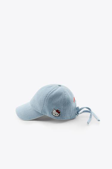 CASQUETTE EN DENIM HELLO KITTY © 2025 SANRIO - Bleu clair de Zara - Image 6