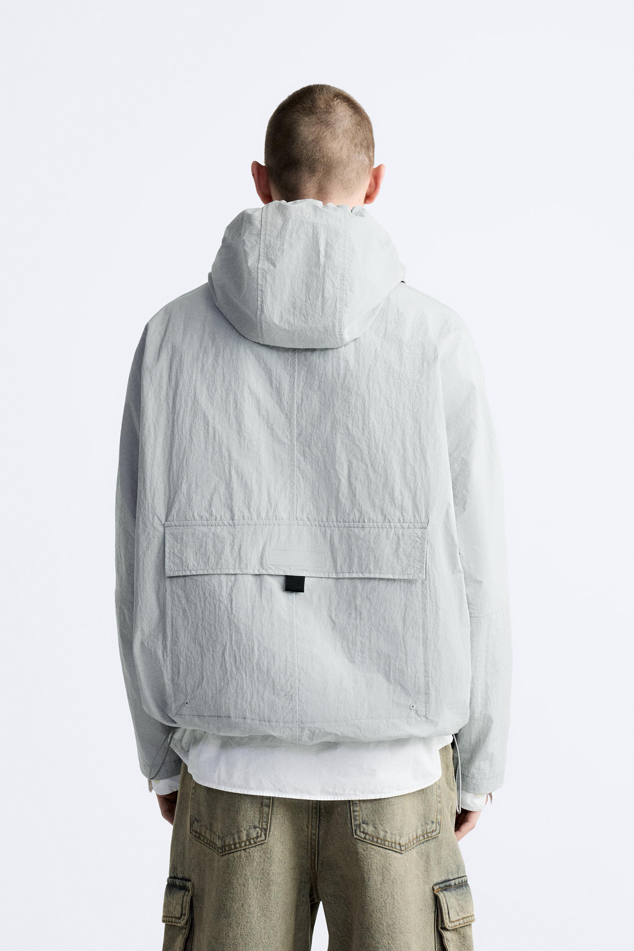 TECHNICAL KANGAROO JACKET - Silver | ZARA United States