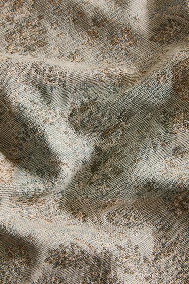 FLORAL JACQUARD PLACEMAT - Blue green by Zara - Image 3