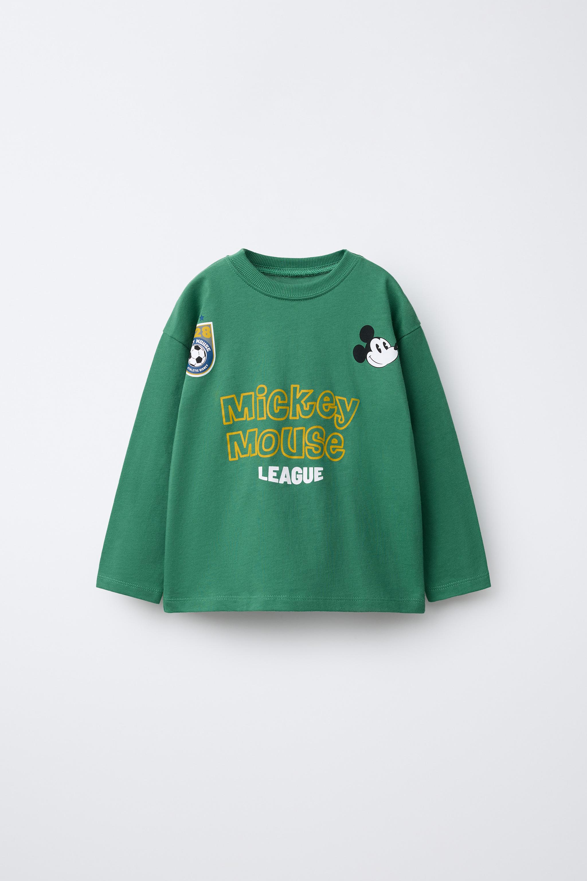 ミッキーマウス © ディズニー Tシャツ - グリーン | ZARA Japan / 日本