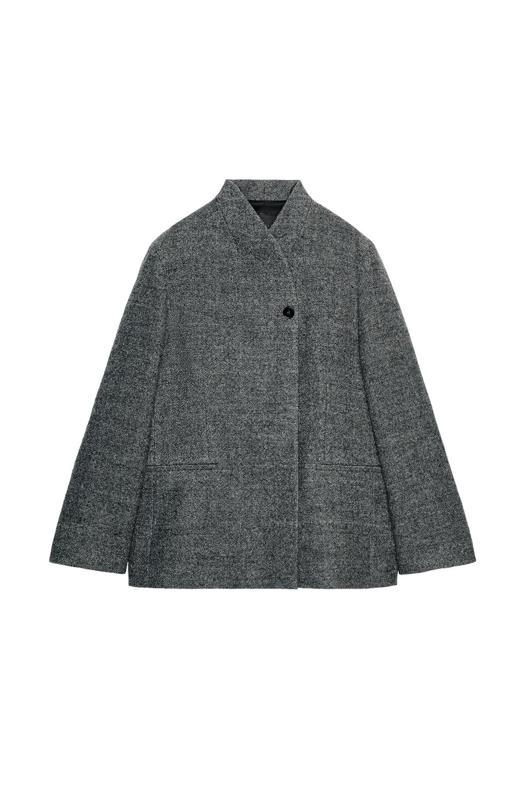 WOOL BUTTON BLAZER ZW COLLECTION LIMITED EDITION - image 3