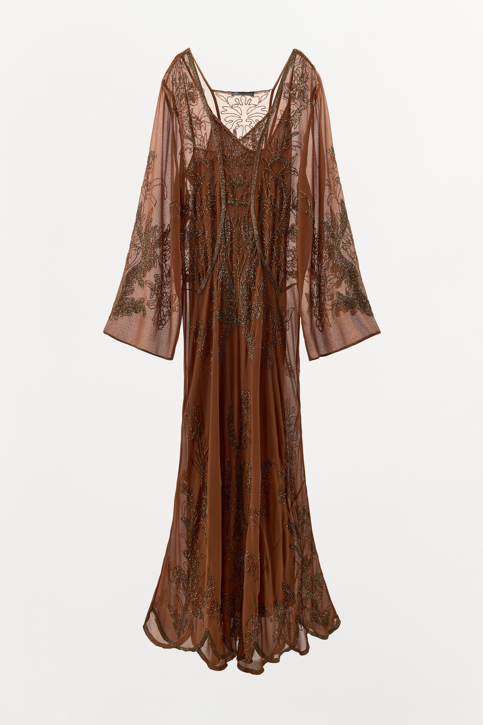 LIMITED EDITION BEADED GEORGETTE DRESS