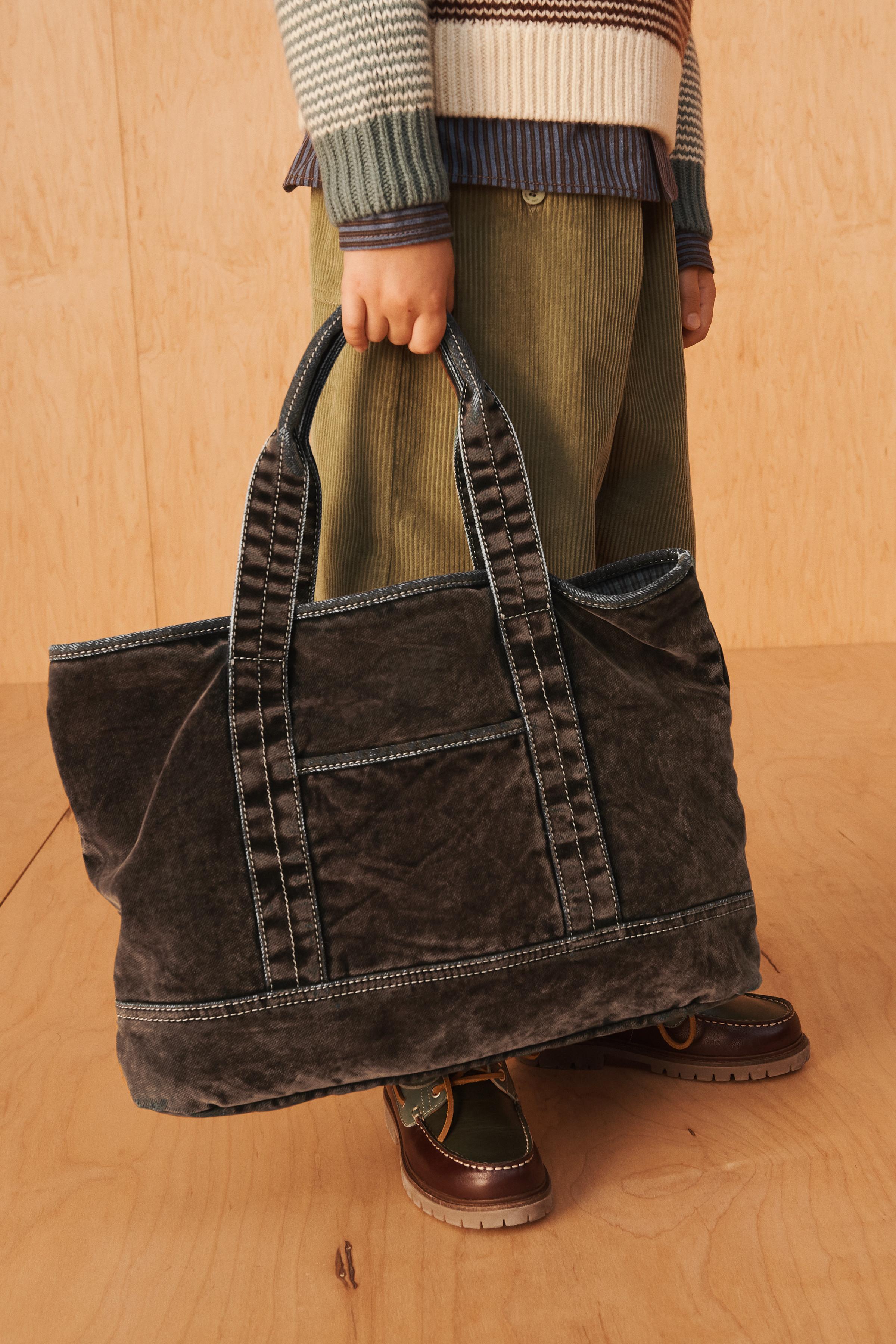 Limited Edition Washed-Effect Shopper Bag