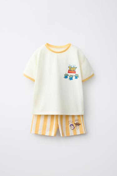 Zara 1.5-6 YEARS / TOY STORY © DISNEY/PIXAR STRIPED PAJAMAS - Yellow - Image 0