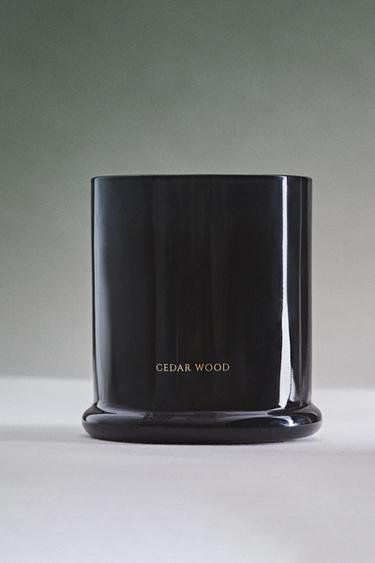 (350 G) CEDAR WOOD SCENTED CANDLE - Sky blue by Zara - Image 5