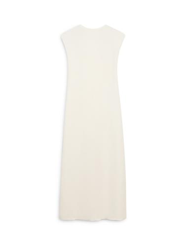 Robe midi détail dos - STUDIO - Écru de Zara